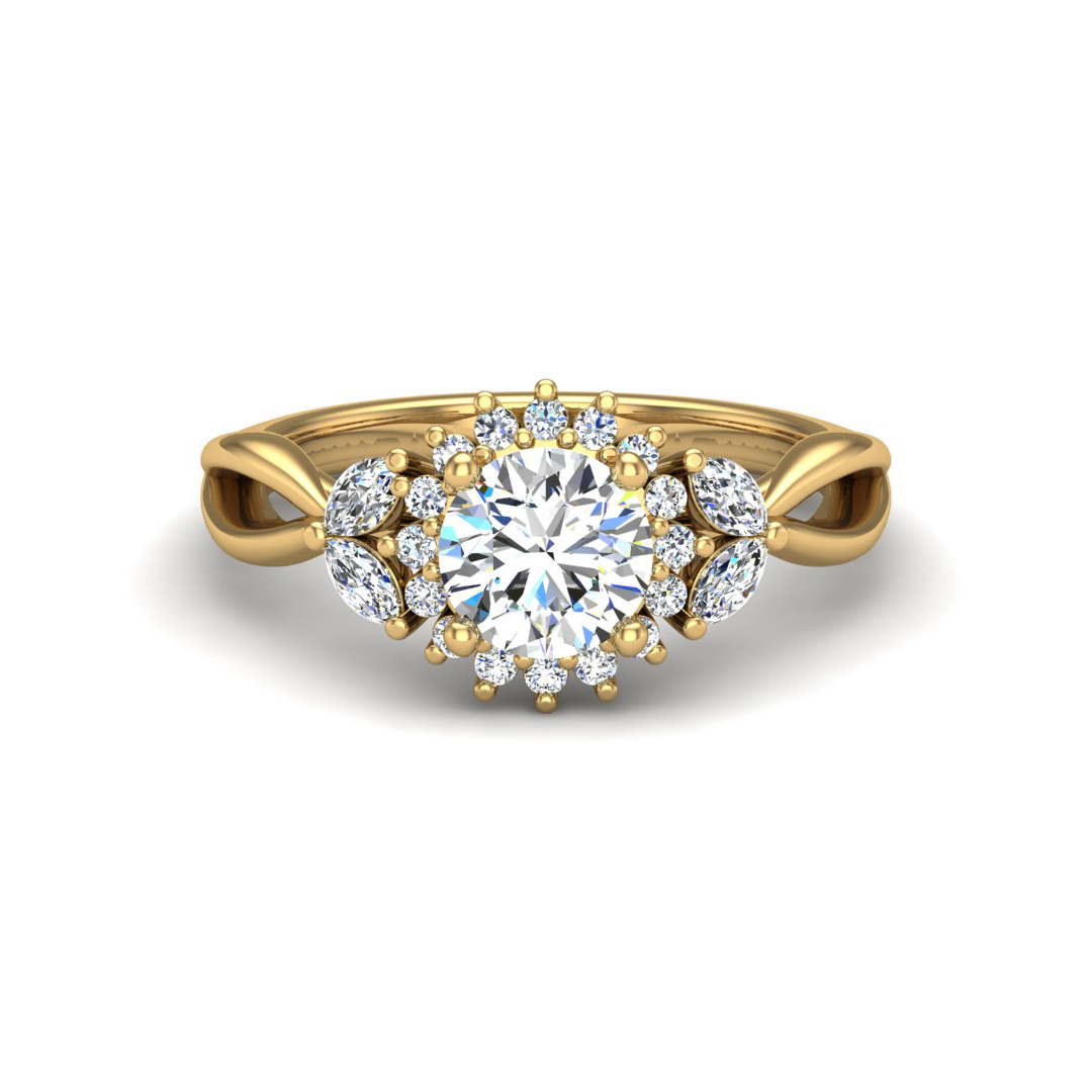 Laura Halo Engagement Ring